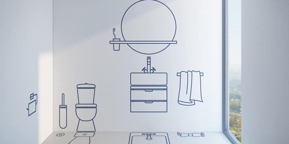 Bathroom,Planning,Design,,3d,Rendering bathroom-renovation-layout